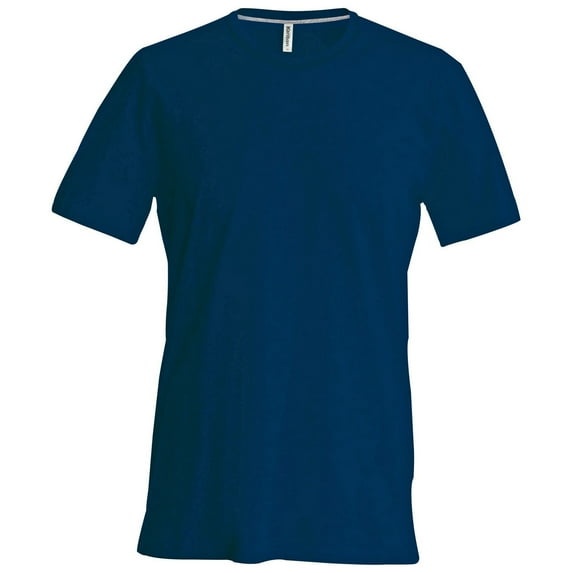 Kariban Mens Slim Fit Short Sleeve Crew Neck T-Shirt