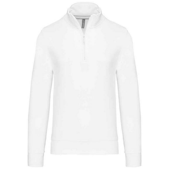 Kariban Mens Zip Neck Sweatshirt