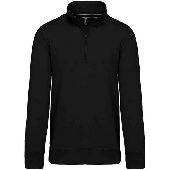 Kariban Mens Zip Neck Sweatshirt