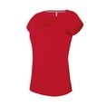 thumbnail image 1 of Kariban Womens Boat Neck Short Sleeve T-Shirt, 1 of 2