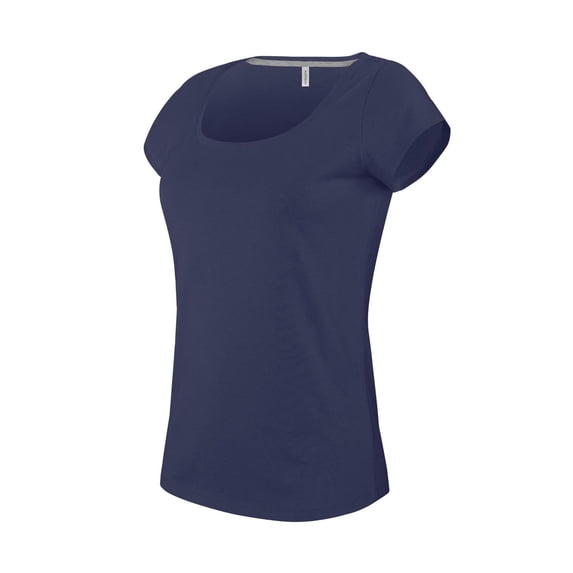 Kariban Womens Boat Neck Short Sleeve T-Shirt