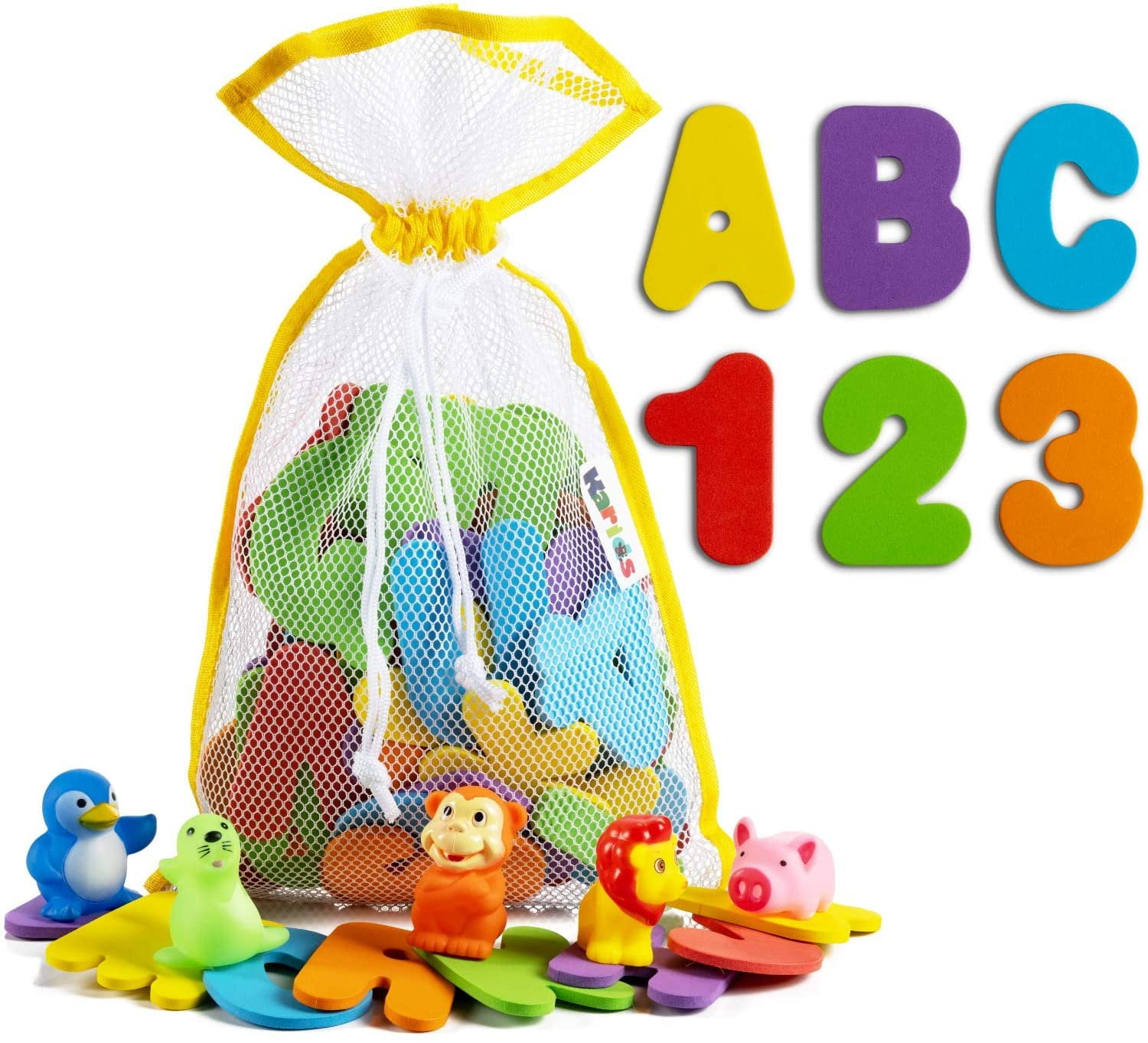 ABC/123 BATHTIME BOOK (EVA)|Board Book