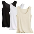 thumbnail image 1 of Karight 3 Pack Women's Base Layer Tank Top Thermal Vest Winter Warm Tank-Top Sleeveless Camisole, 1 of 6
