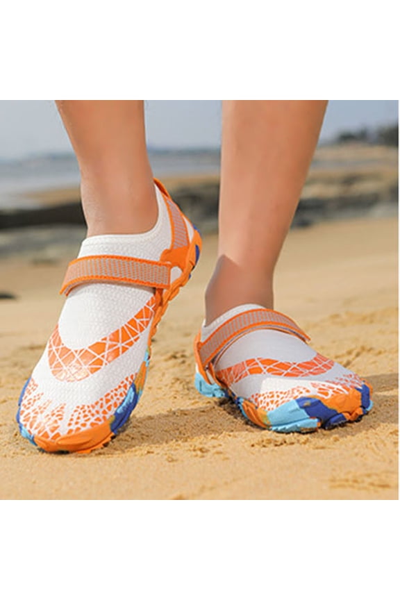 Adjustable Water Shoes for Men Women Quick Dry Wide Toe Aqua Shoes for Swim Beach Surf