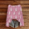 thumbnail image 1 of Karight Christmas Sweatshirts for Women Cute Funny Xmas Tree Graphic Shirt Loose Casual Holiday Party Pullover Tops, 1 of 4
