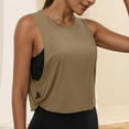 thumbnail image 1 of Karight Cotton Cropped Workout Tank Tops for Women - Sleeveless Sports Athletic Yoga Running Gym Crop Shirts, 1 of 9