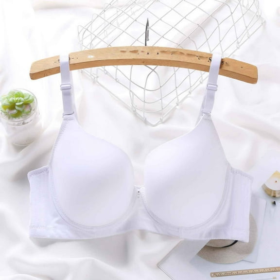 Karight Full Coverage Bras for Women Underwire Lift Smooth Back Side Support Adjustable Straps Everyday T Shirt Bra