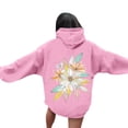 thumbnail image 1 of Karight Graphic Hoodies for Women Drawstring Long Sleeve Cute Sweatshirt with Pocket Spring/Fall Pullover, 1 of 5