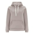 thumbnail image 1 of Karight Hoodies for Women Trendy Loose Comfy Mock Neck Sweatshirt Casual Workout Warm Fleece Pullover Sweatshirts with Pocket, 1 of 4