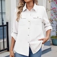 thumbnail image 1 of Karight Long Sleeve Shirts for Women Fall Fashion 2025 Dressy Casual Blouses, 1 of 7