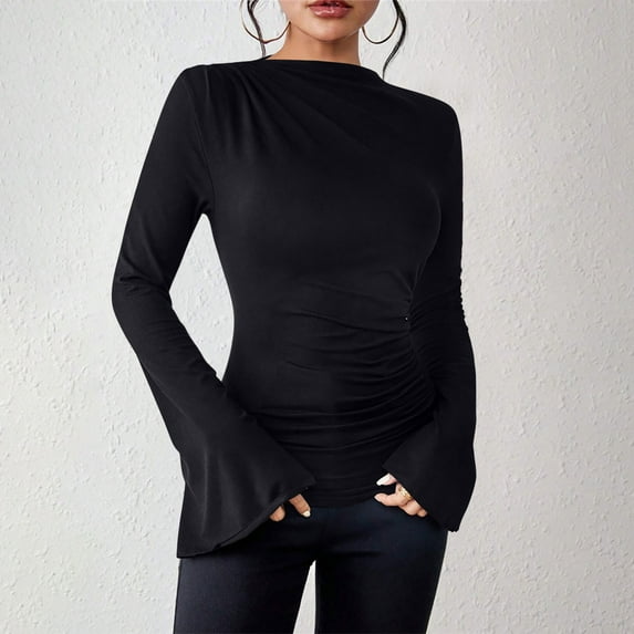 Karight Long Sleeve Shirts for Women Fall Fashion 2025 Dressy Casual Blouses