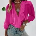 thumbnail image 1 of Karight Long Sleeve Shirts for Women Fall Fashion 2025 Dressy Casual Blouses, 1 of 6