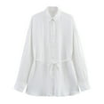thumbnail image 1 of Karight Long Sleeve Shirts for Women Fall Fashion 2025 Dressy Casual Blouses, 1 of 6