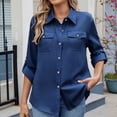 thumbnail image 1 of Karight Long Sleeve Shirts for Women Fall Fashion 2025 Dressy Casual Blouses, 1 of 8