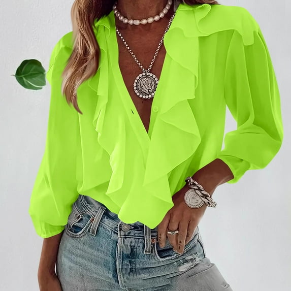 Karight Long Sleeve Shirts for Women Fall Fashion 2025 Dressy Casual Blouses