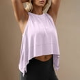 thumbnail image 1 of Karight Modal Soft Sleeveless Crop Top for Women Athletic Tee Gym Workout Cropped Yoga Tank, 1 of 8