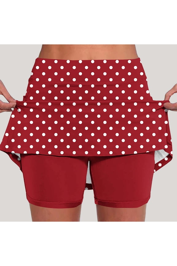 Skorts for Women Plus Size Dressy Casual Athletic Golf Tennis Short Skirts 2026 Summer Skort with Pockets