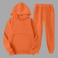 thumbnail image 1 of Karight Sweatsuits Women 2 Piece Outfit Comfort Fleece Oversized Hoodie Jogger Sweatpants Set Athleisure Matching Sweat Sets, 1 of 7