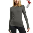 thumbnail image 1 of Karight Thermal Underwear Tops for Women Long Sleeve Base Layer Shirts and Medium-Sized Socks Combination Set, 1 of 7