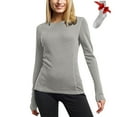 thumbnail image 1 of Karight Thermal Underwear Tops for Women Long Sleeve Base Layer Shirts and Medium-Sized Socks Combination Set, 1 of 8
