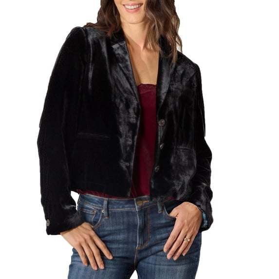 Karight Vintage Cotton Jacket for Women 2026 Spring Oversized Cut, Corduroy Collar, Pocket Detail