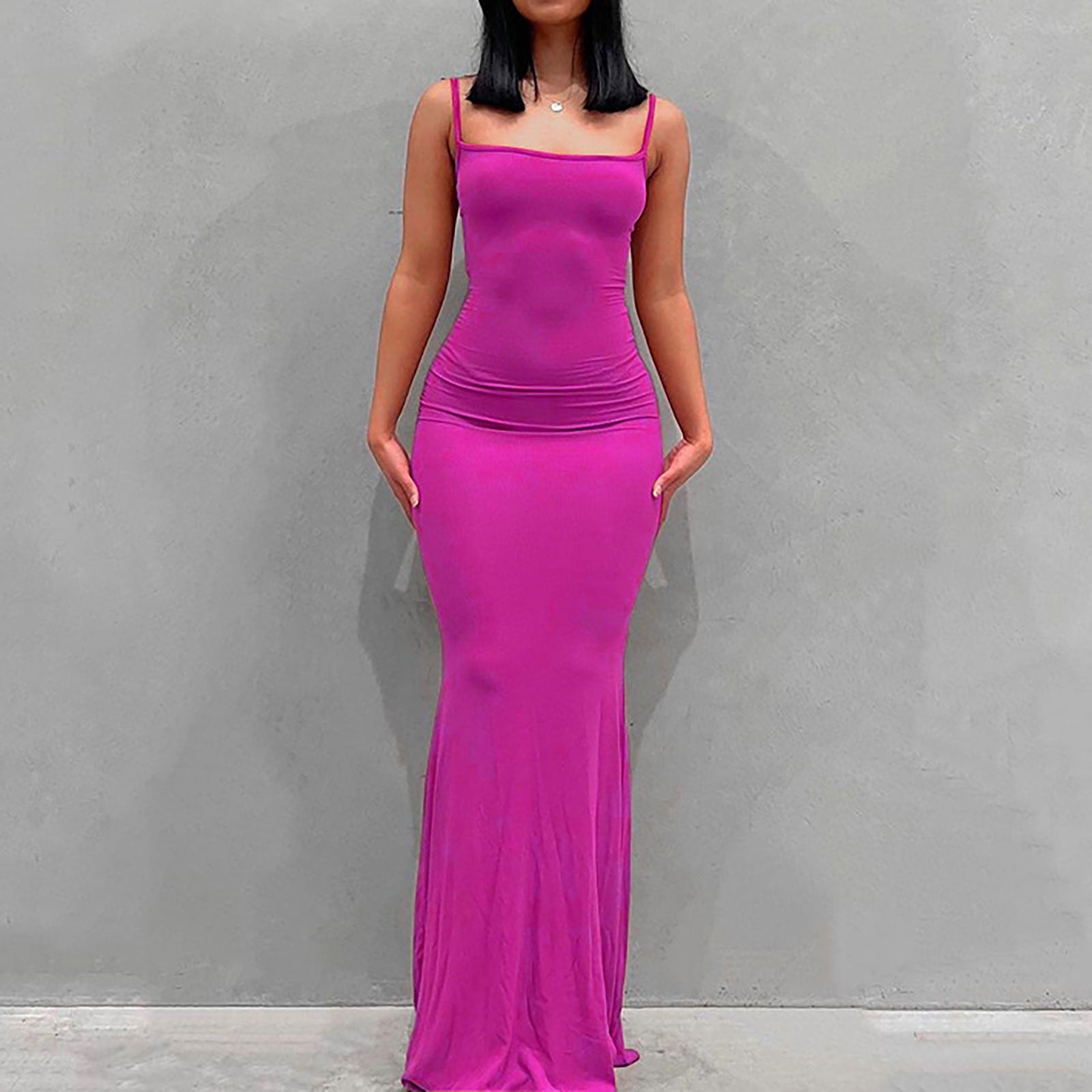 tight fitting maxi dress Amazon.com: Womens Slim Fit Maxi Dresses Long Sleeve High Neck Bodycon Dress Elegant Ruched Cami Dress Party Cocktail Clubwear Black : Clothing, Shoes & Jewelry