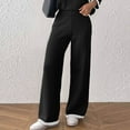 thumbnail image 1 of Karight Women Winter Cozy Lounge Pants Warm Soft High Waist Fleece Fuzzy Plush Pajama Sleepwear Wide Leg Pants Loose Loungewear, 1 of 7