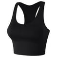 thumbnail image 1 of Karight Women's Casual Basic Sports Crop Tank Tops Racerback Running Yoga Tanks Cotton Sleeveless Gym Shirts, 1 of 4