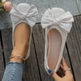 thumbnail image 1 of Karight Women's Fashion Casual Spring Style Solid Color Shallow Mouth Outdoor Wear All-Match One-Foot Loafers Flat Bottom Round Toe Moccasins Shoes, 1 of 9
