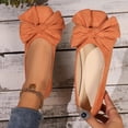 thumbnail image 1 of Karight Women's Fashion Casual Spring Style Solid Color Shallow Mouth Outdoor Wear All-Match One-Foot Loafers Flat Bottom Round Toe Moccasins Shoes, 1 of 9