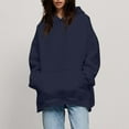 thumbnail image 1 of Karight Women's Heavyweight Fleece Sweatshirt Oversized Hoodie Warm Long Sleeve Pullover Fall Winter Clothes, 1 of 6