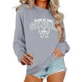 thumbnail image 1 of Karight Women's Long-sleeved Round Neck Pullover Casual Printed Loose Sweatshirt, 1 of 5