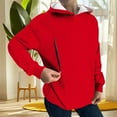 thumbnail image 1 of Karight Women's Nursing Hoodie Long Sleeves Breastfeeding Maternity Tops Casual Print Zip Up Crewneck Sweatshirts Plus Size, 1 of 5