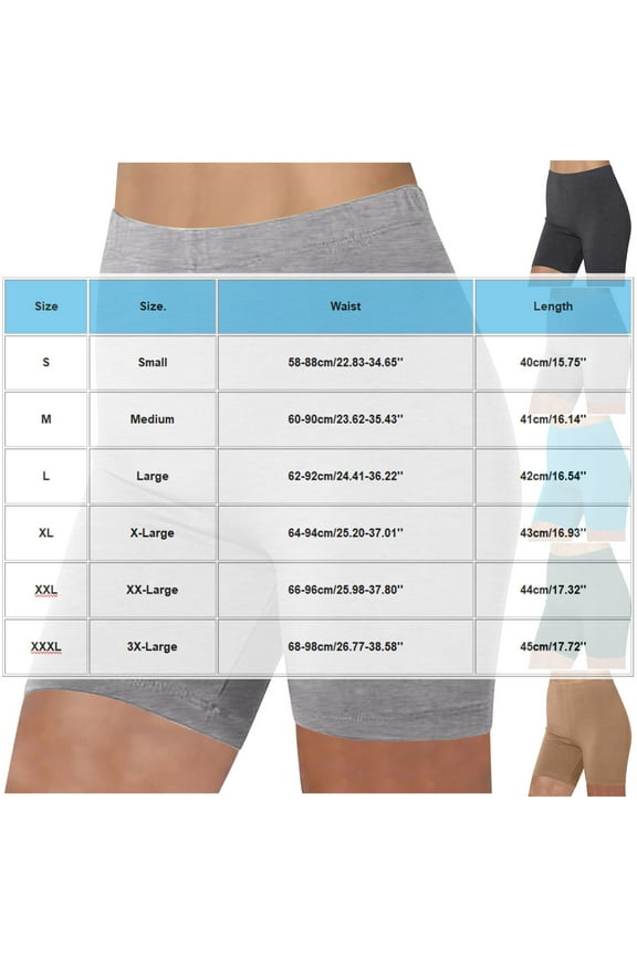 Women's Plus Size Cotton Biker Shorts | Cotton