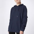thumbnail image 1 of Karight Women's Ribbed Cargo Hoodie Pullover Sweatshirt, 1 of 4