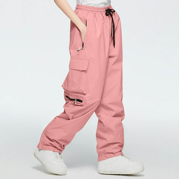 Karight Women's Snow Bibs Pants Waterproof Insulated Ski Overalls Pants Winter Overalls Warm Snow Suit Detachable Pants