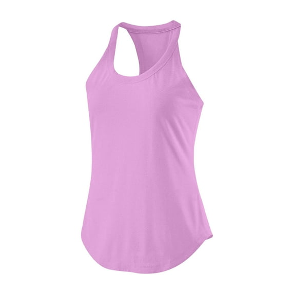 Karight Women's Workout Yoga Racerback Tank Tops with Built in Shelf Bra