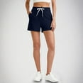 thumbnail image 1 of Karight Womens Athletic Shorts High Waisted Drawstring Gym Running Shorts with Pockets, 1 of 7