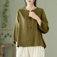 thumbnail image 1 of Karight Womens Button Down Shirt Long Sleeve Blouse, 1 of 3