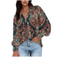 thumbnail image 1 of Karight Womens Button Down Shirt Long Sleeve Blouse, 1 of 7