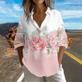 thumbnail image 1 of Karight Womens Button Down Shirt Long Sleeve Blouse, 1 of 5