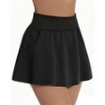 thumbnail image 1 of Karight Womens High Waisted A Line Skirt Casual Mini Skater Skirt with Pockets Versatile Everyday Wear, 1 of 4