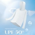 thumbnail image 1 of Karight Womens UPF 50+ UV Protection Hooded Long Sleeve Shirt - Quick Dry Lightweight Athletic Top with Thumbholes for Running, Hiking, Yoga, 1 of 8