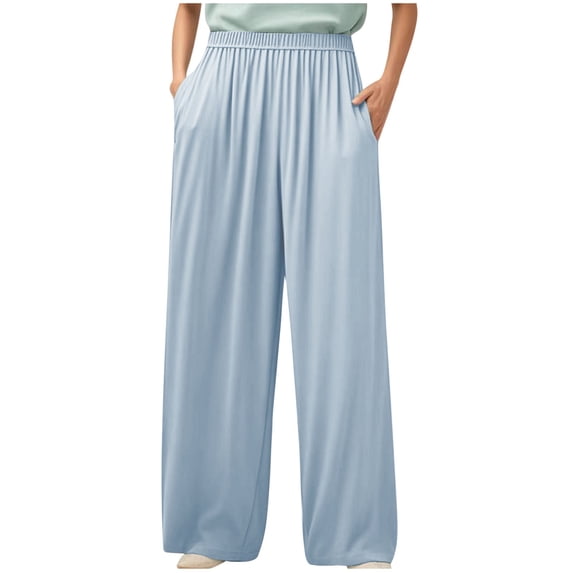 Karight Womens Yoga Sweatpants Comfy Loose Casual Wide Leg Lounge Joggers Pants with Pockets
