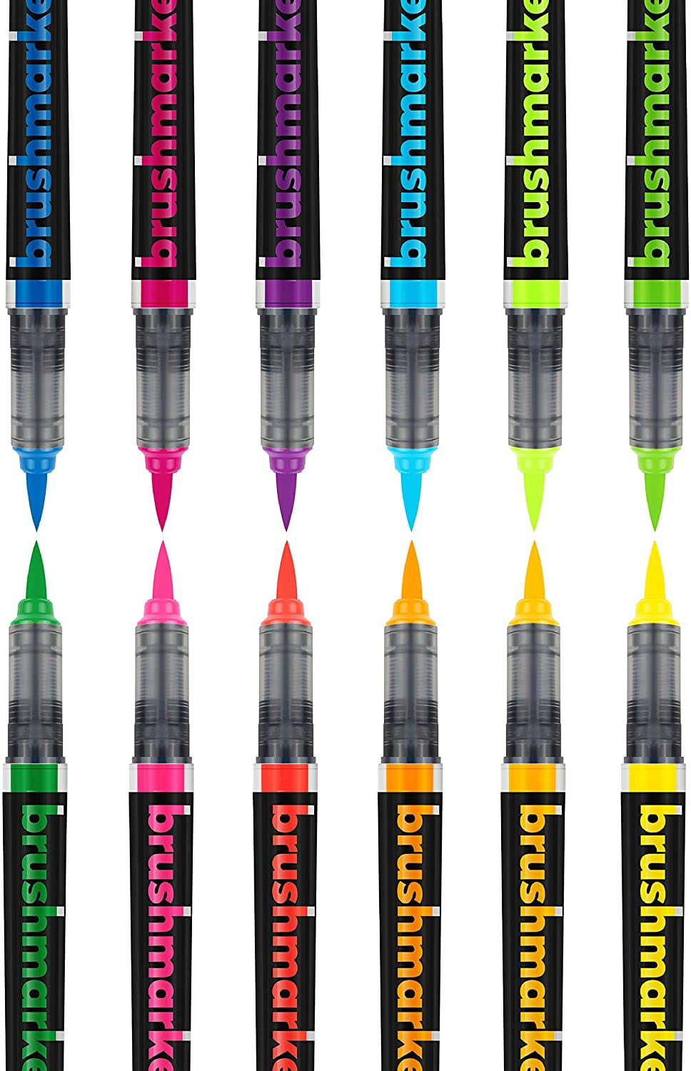 Karin Brushmarkers Pro Markers - Set of 12, Neon