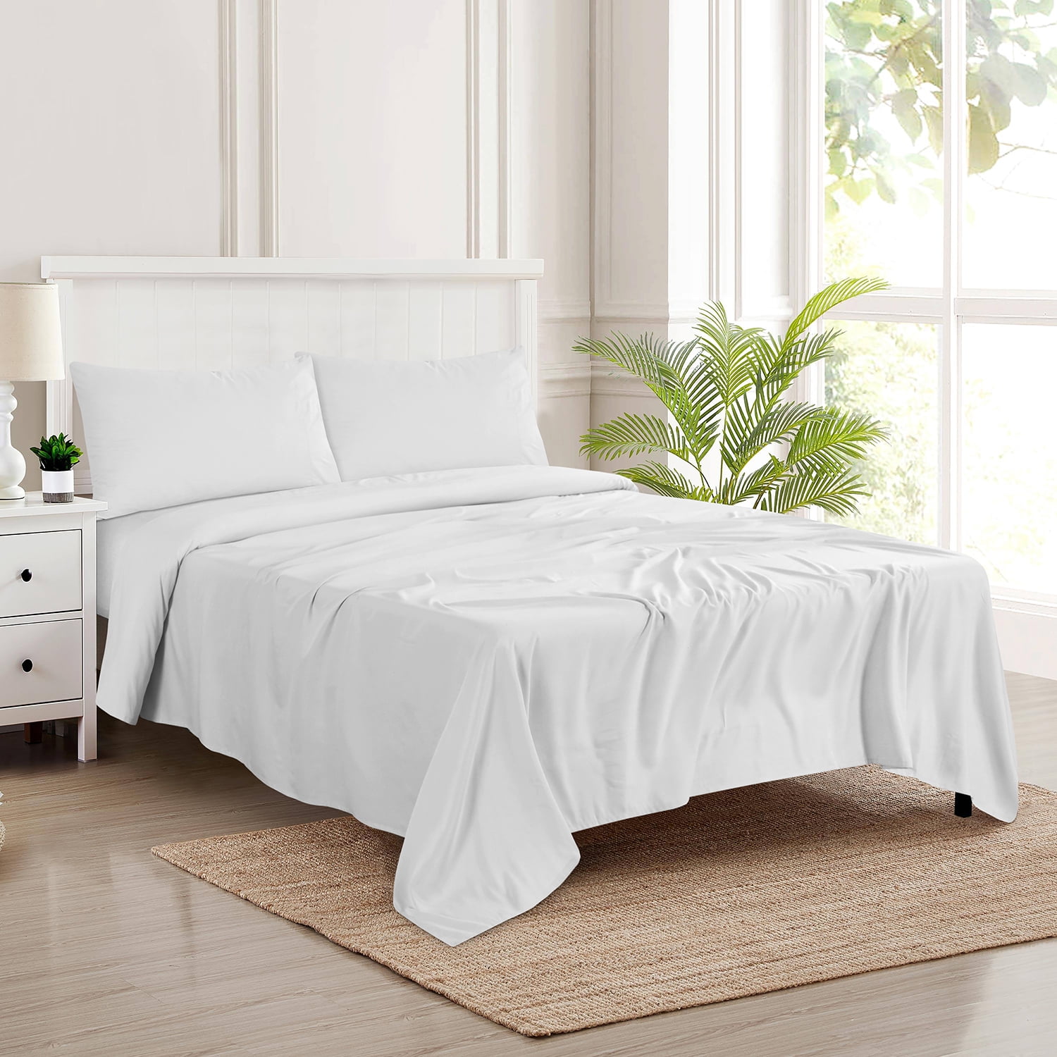 Karin Maki Twin Size Brushed Microfiber Sheet Set Egyptian Bedding