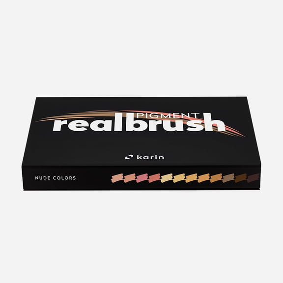 Karin Realbrush Pigment Markers - Nude Colors, Set of 12