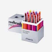 Karin Realbrush Pro Markers - Flower Colors, Set of 12