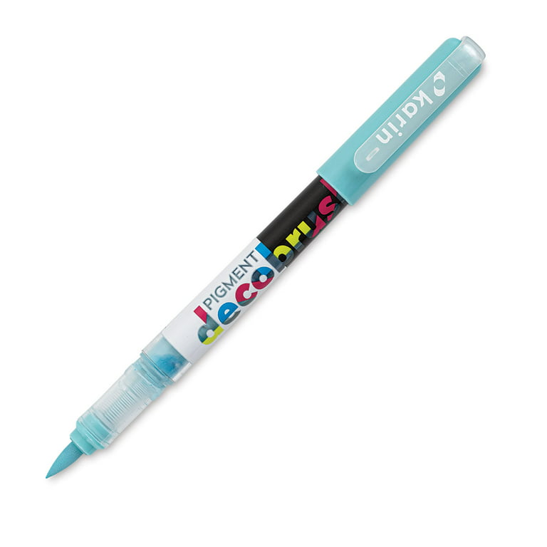 Karin Pigment Decobrush Brush Marker Pen, Nude Colors 12, Opaque