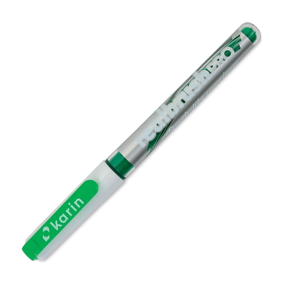 Karin Realbrush Pro Marker - Neon Light Green, 4 mm, Brush Tip